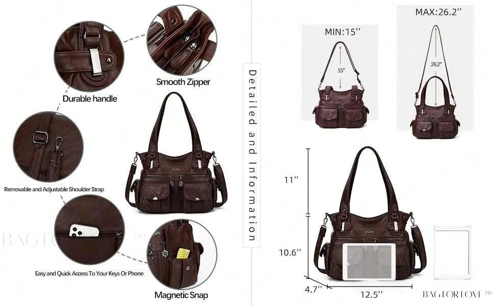 BagForLove - Large Tote Handbag For Women With Multiple Pockets