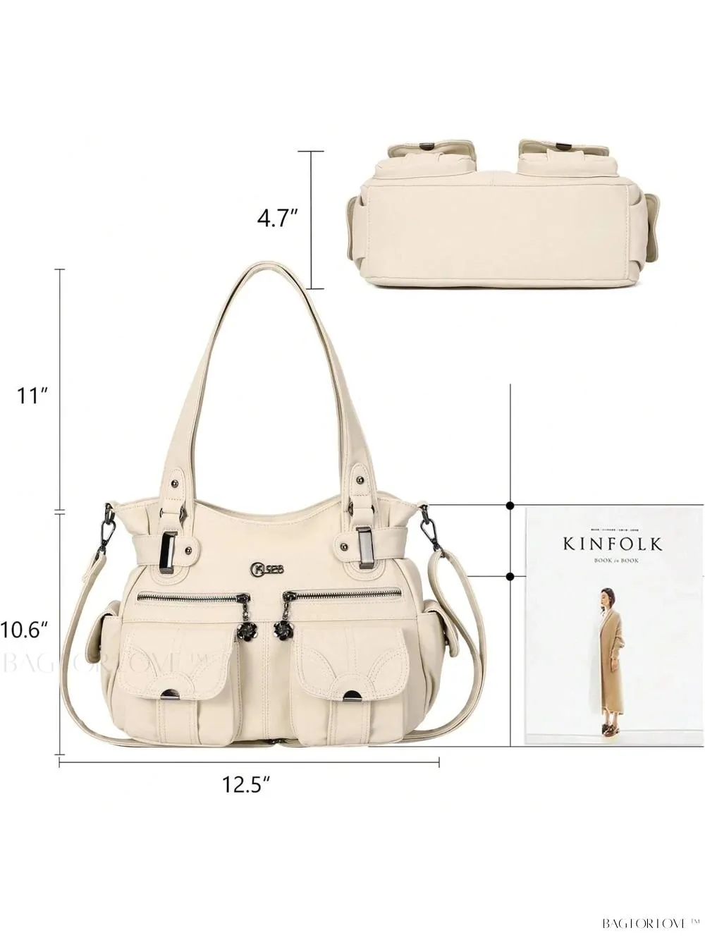 BagForLove - Large Tote Handbag For Women With Multiple Pockets