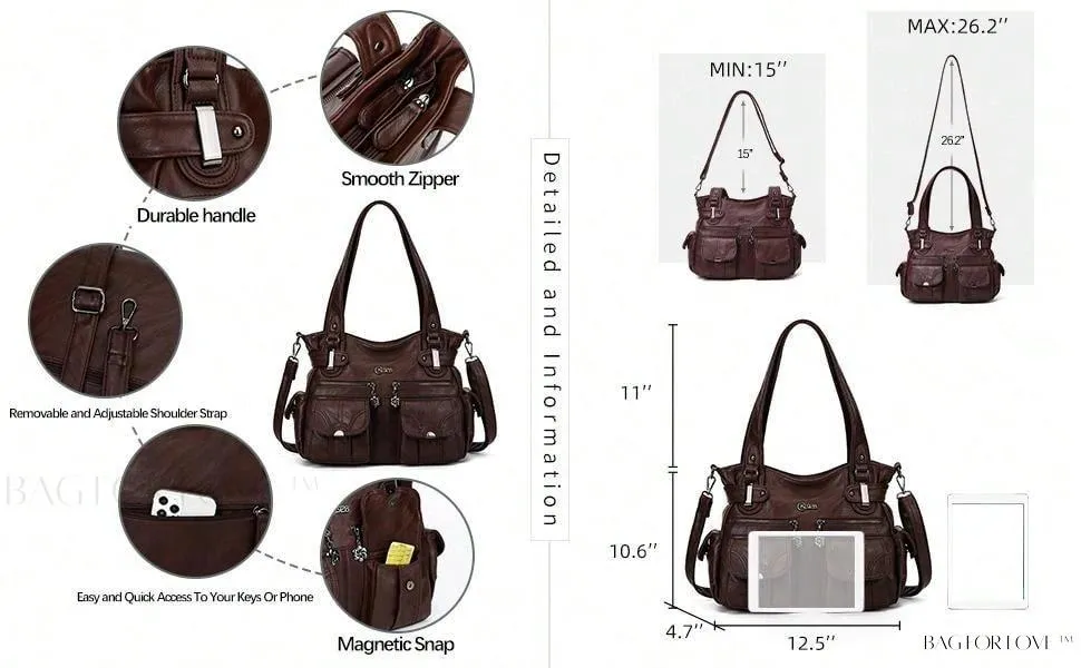BagForLove - Large Tote Handbag For Women With Multiple Pockets