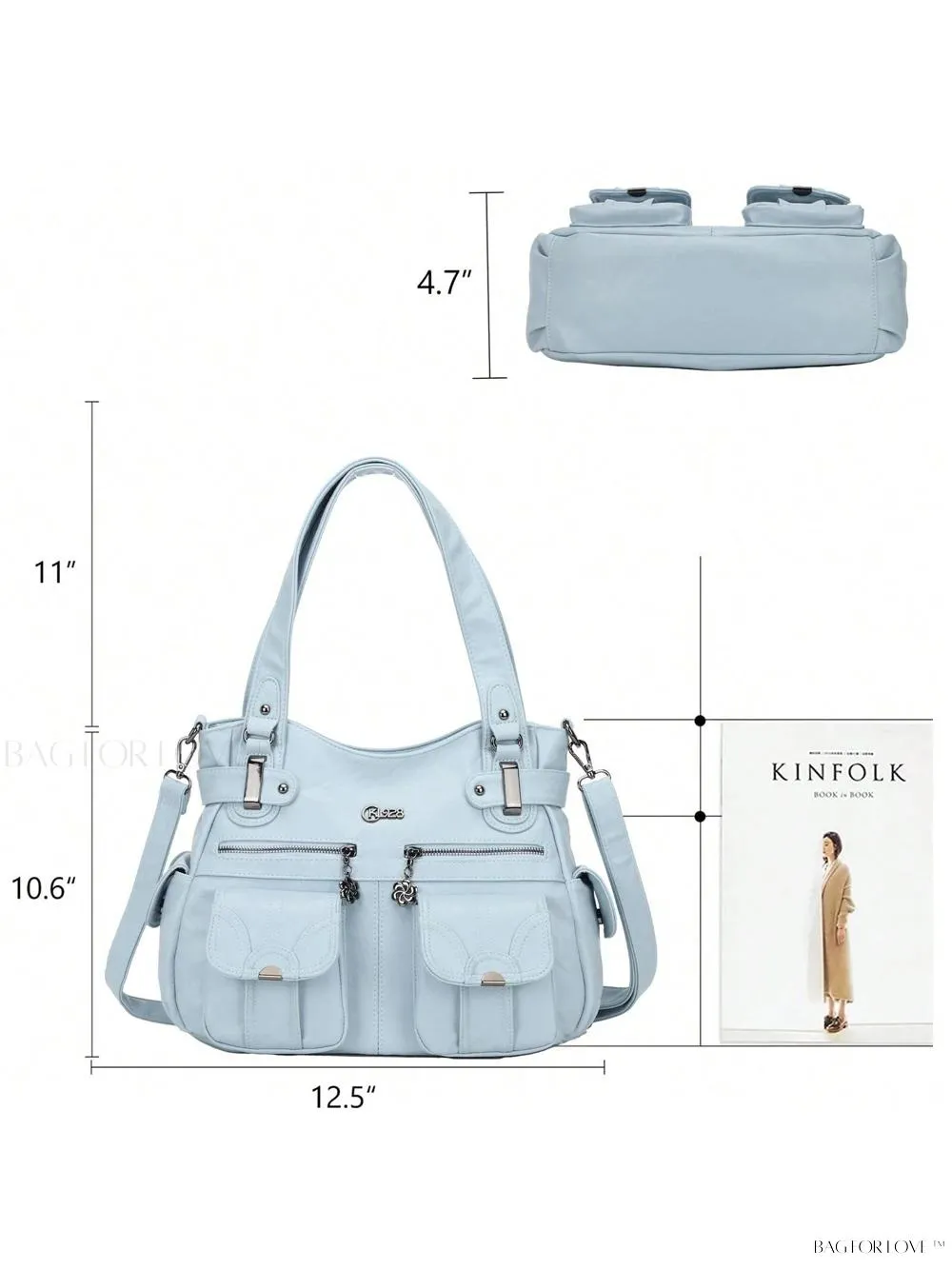 BagForLove - Large Tote Handbag For Women With Multiple Pockets