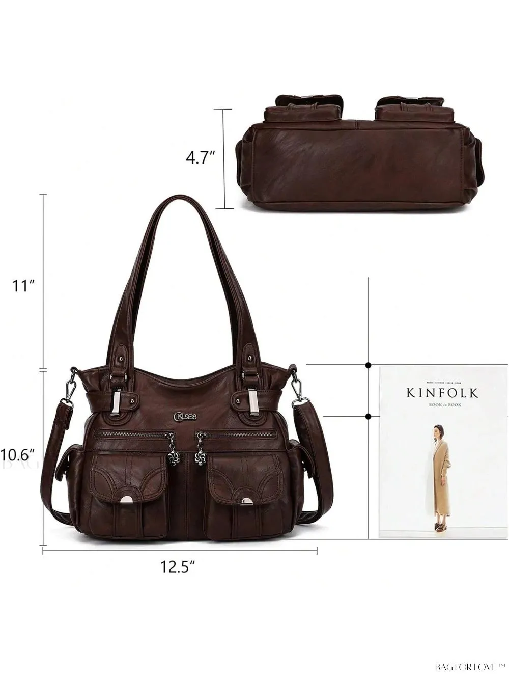 BagForLove - Large Tote Handbag For Women With Multiple Pockets