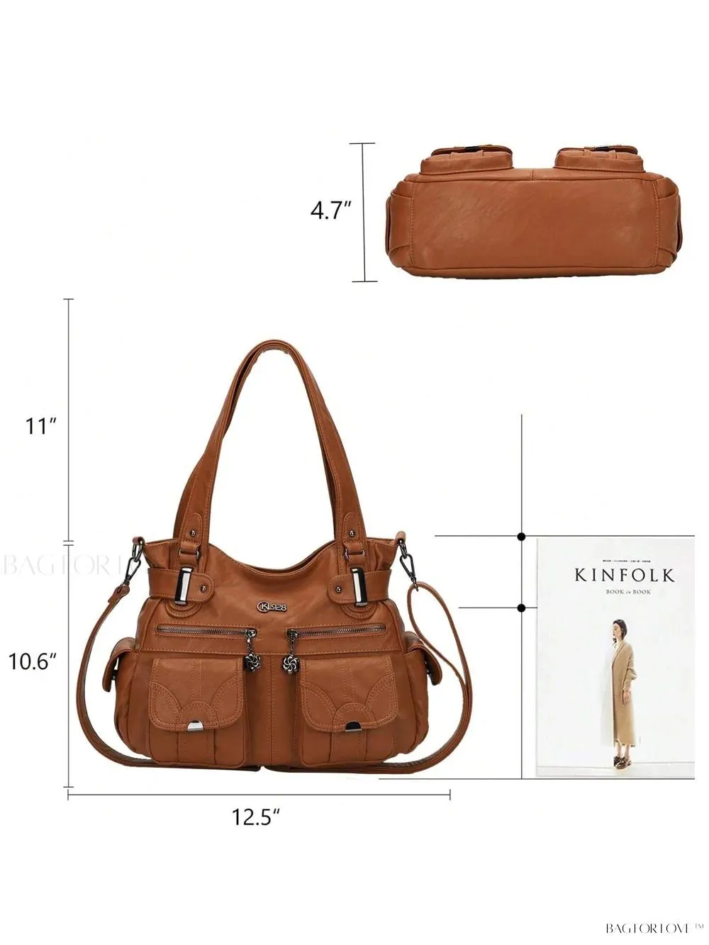 BagForLove - Large Tote Handbag For Women With Multiple Pockets