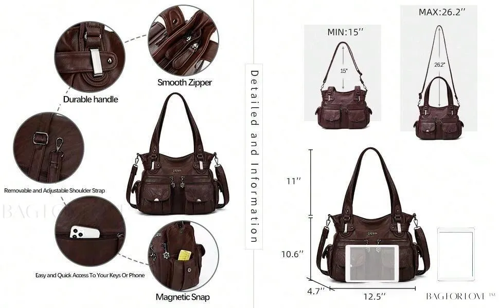 BagForLove - Large Tote Handbag For Women With Multiple Pockets