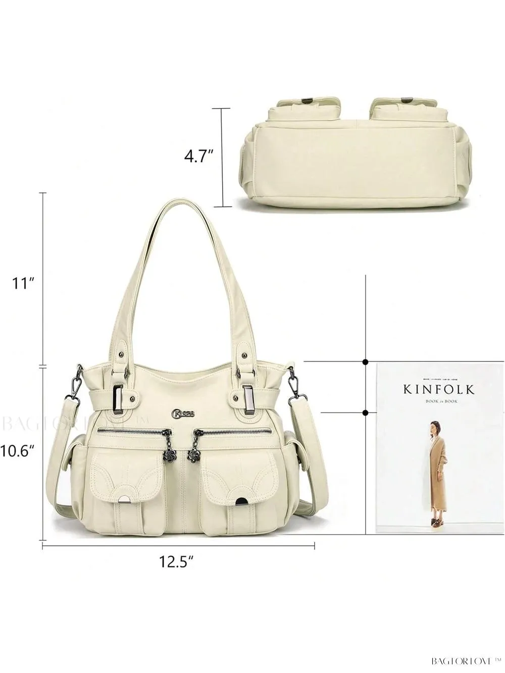 BagForLove - Large Tote Handbag For Women With Multiple Pockets