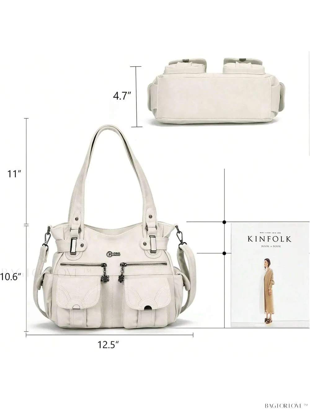 BagForLove - Large Tote Handbag For Women With Multiple Pockets
