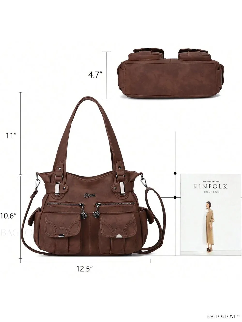 BagForLove - Large Tote Handbag For Women With Multiple Pockets