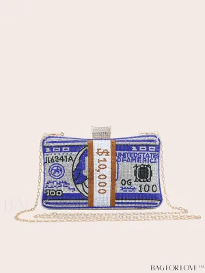 BagForLove - Sparkling Rhinestone Adorned Evening Clutch