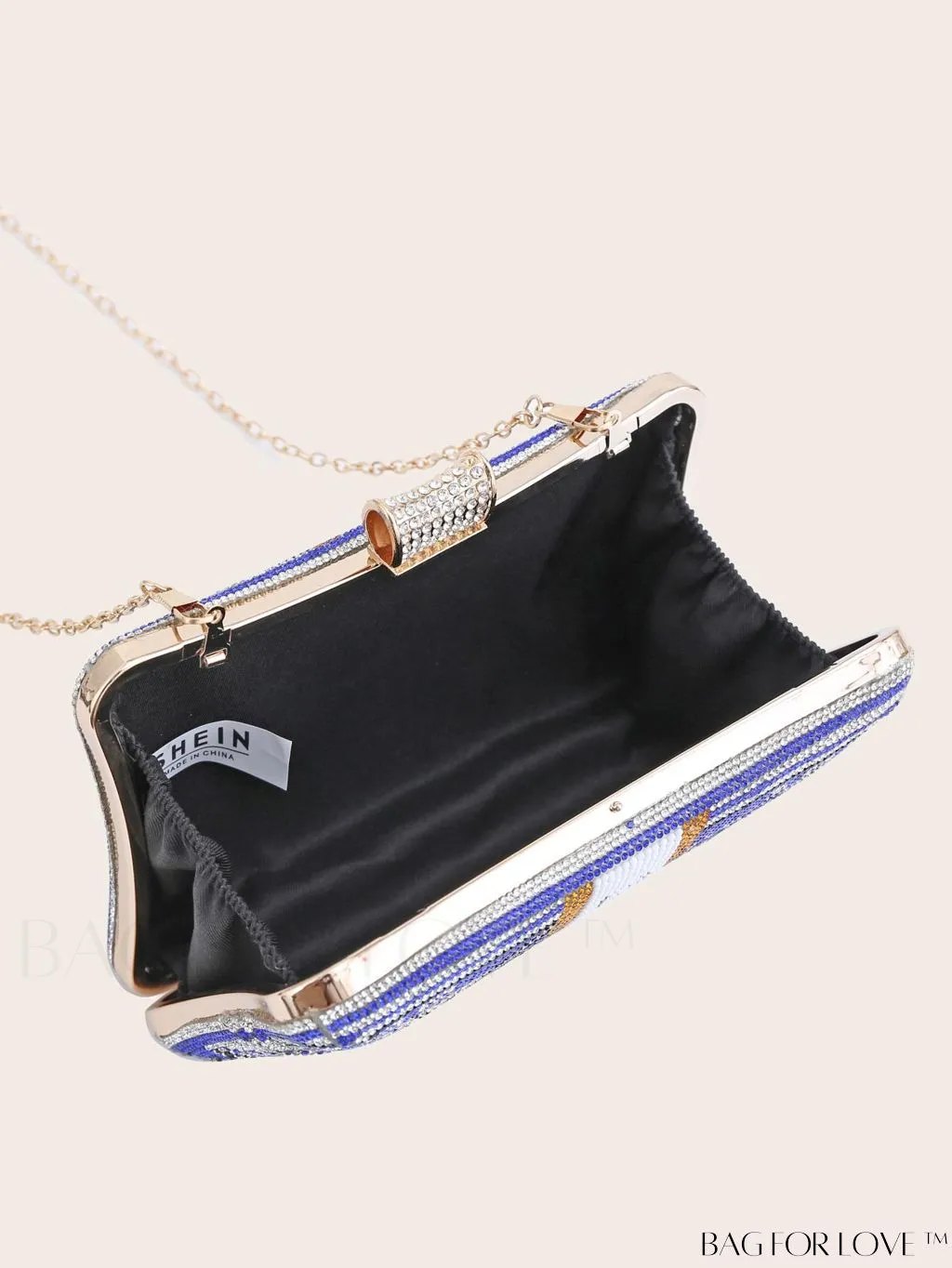 BagForLove - Sparkling Rhinestone Adorned Evening Clutch