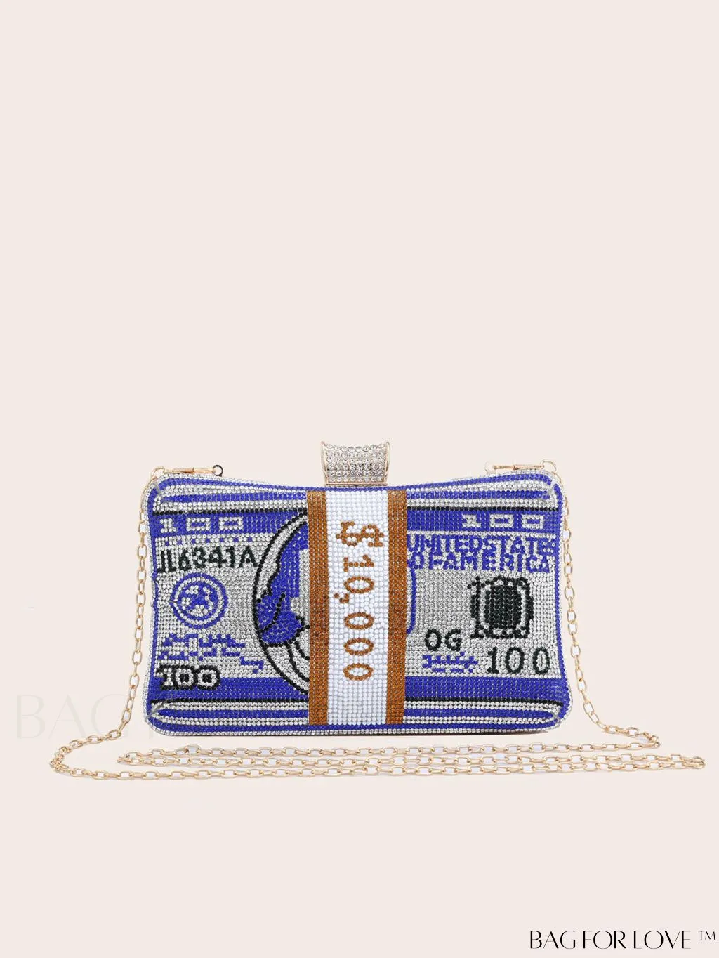 BagForLove - Sparkling Rhinestone Adorned Evening Clutch