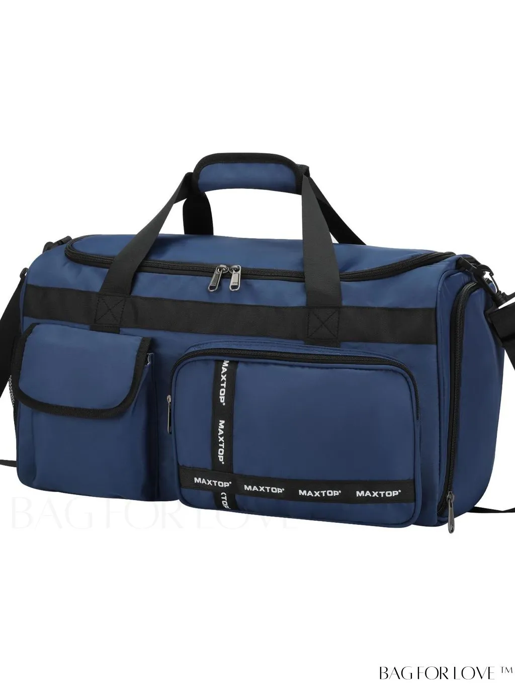 BagForLove - Stylish Maxtop Womens Travel Duffle Bag - Spacious Weekender Tote with Shoe Compartment and Wet/Dry Separation