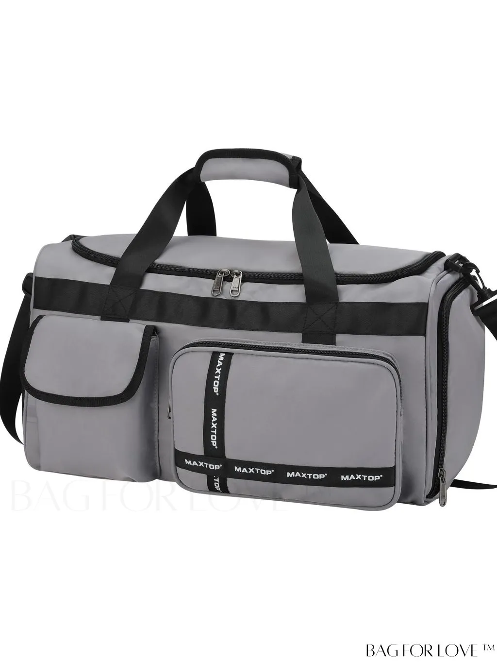 BagForLove - Stylish Maxtop Womens Travel Duffle Bag - Spacious Weekender Tote with Shoe Compartment and Wet/Dry Separation