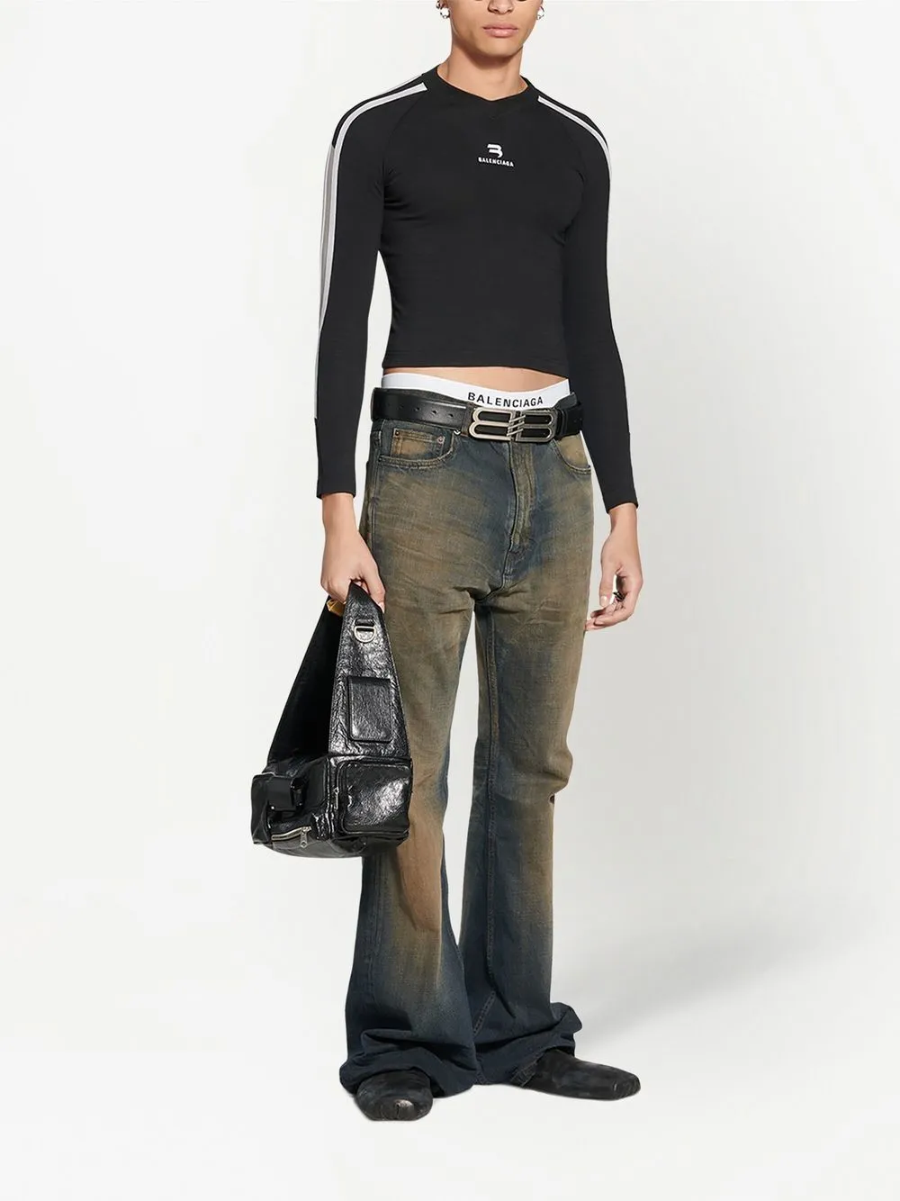 Balenciaga Superbusy Small Leather Sling Bag