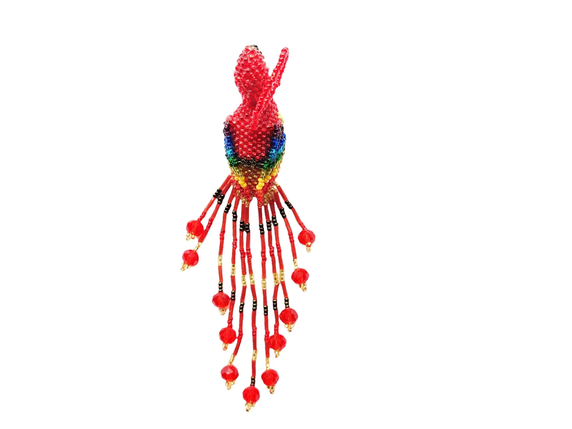 BEADED MACAW ORNAMENT