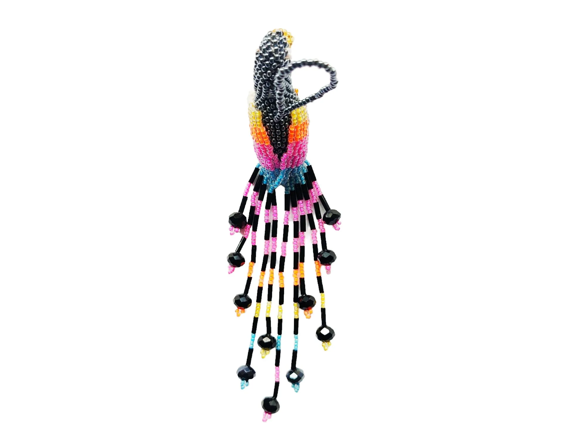 BEADED MACAW ORNAMENT