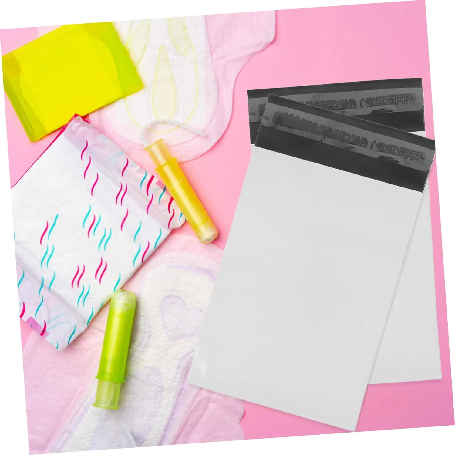 Beaupretty 2sets 100pcs Women Sanitary Bags Self Sealing Waste Disposal Bags for Sanitary Napkins Preventing Privacy Protection Convenient Feminine 100pcs*2