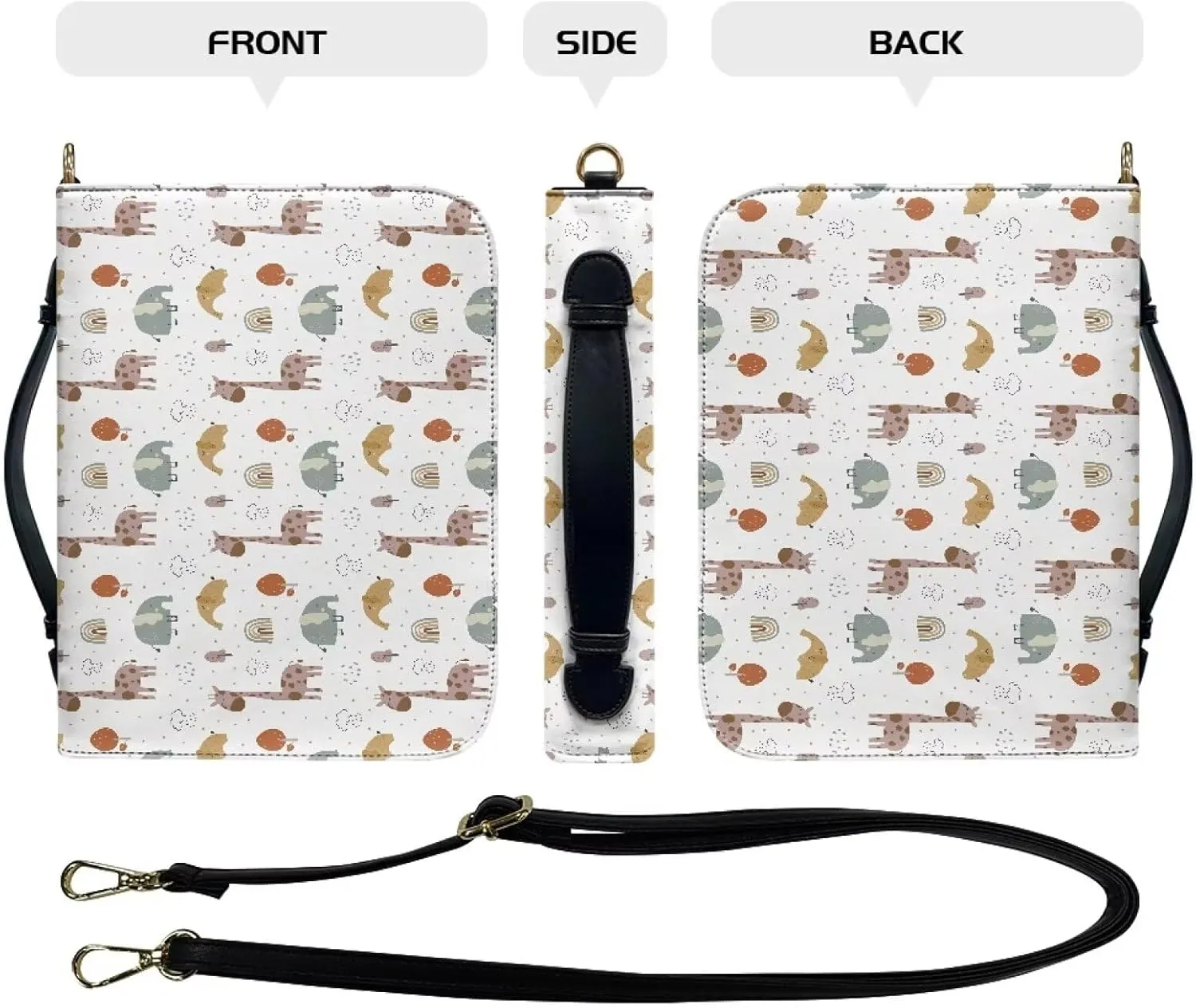 Bible Bags Bible Cases for Women Men Bible Cover with Strap Bible Box