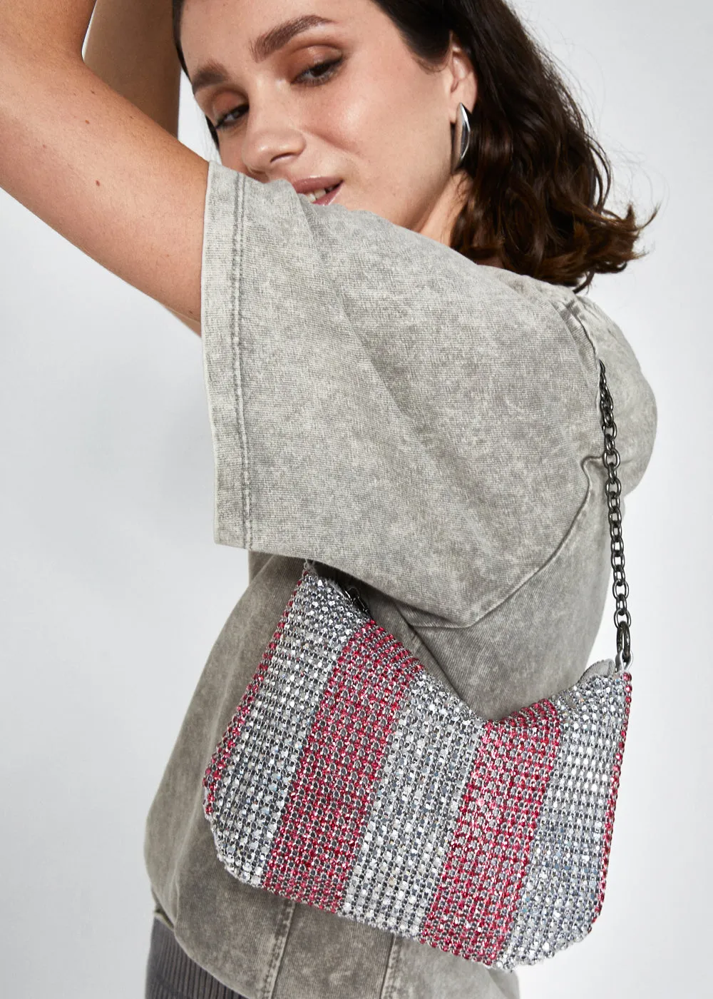 BLENDA SHOULDER BAG W/ STONES