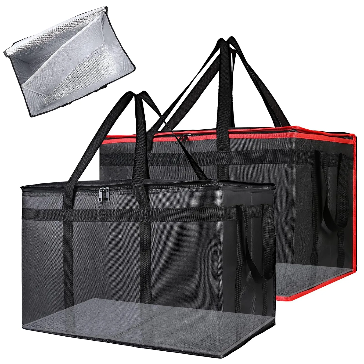 Bodaon 1PK Removable Hard Bottom for 23"W x 14"D Bag, XXX-Large Foldable Insulated Plate for Reusable Grocery Shopping Bags, Sturdy Supporter for Food Delivery Cooler Bag, Board for Catering Doordash
