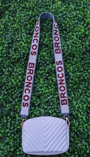 Broncos | Custom Beaded Purse Strap