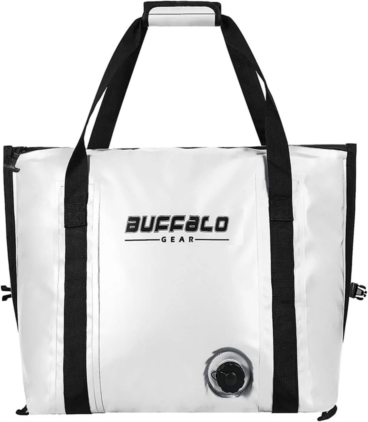Buffalo Gear Insulated Fish Cooler - 27.5QT 58QT Waterproof Flat Bottom Bag, Leakproof and Fishing Kill Bag