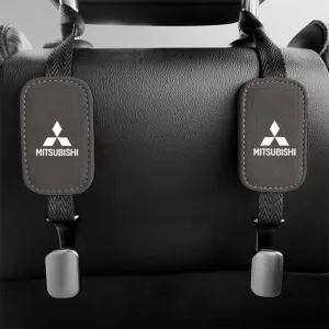 Car Seat Hooks for Headrest for Mitsubishi L200/Lancer/Mirage/Outlander/Pajero, Car Hooks Flexible Car Seat Back Storage Hook Bag Holder for Car Bag Holder for Car,G