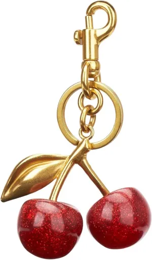 Cherry Bag Charm, Cute Keychain with Metal Key Ring and Clip, Cherry Charm for Purse,Key,Car Remote,Bags Accessories for Women Girls