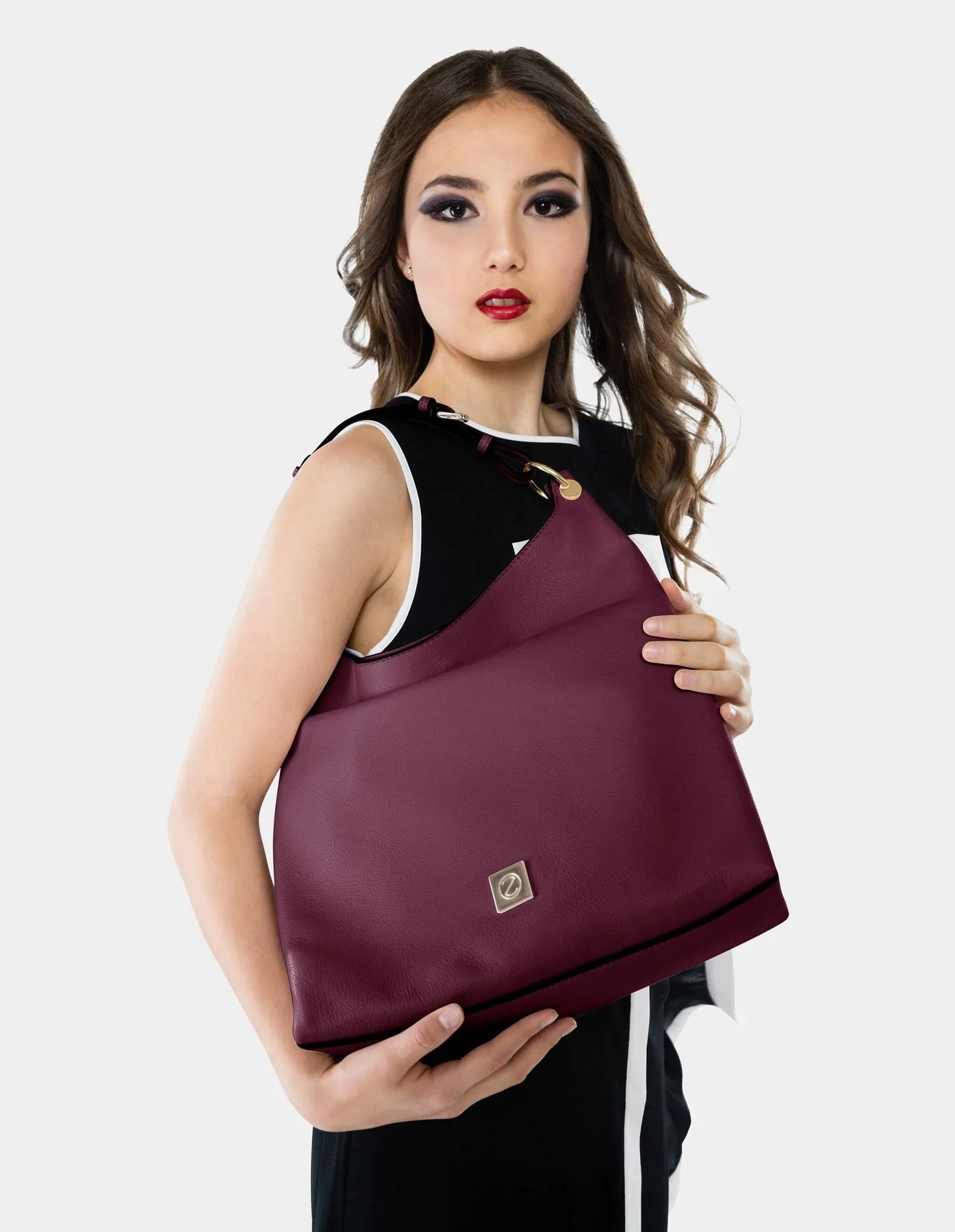 Clementia Hobo Bag Dark Brown