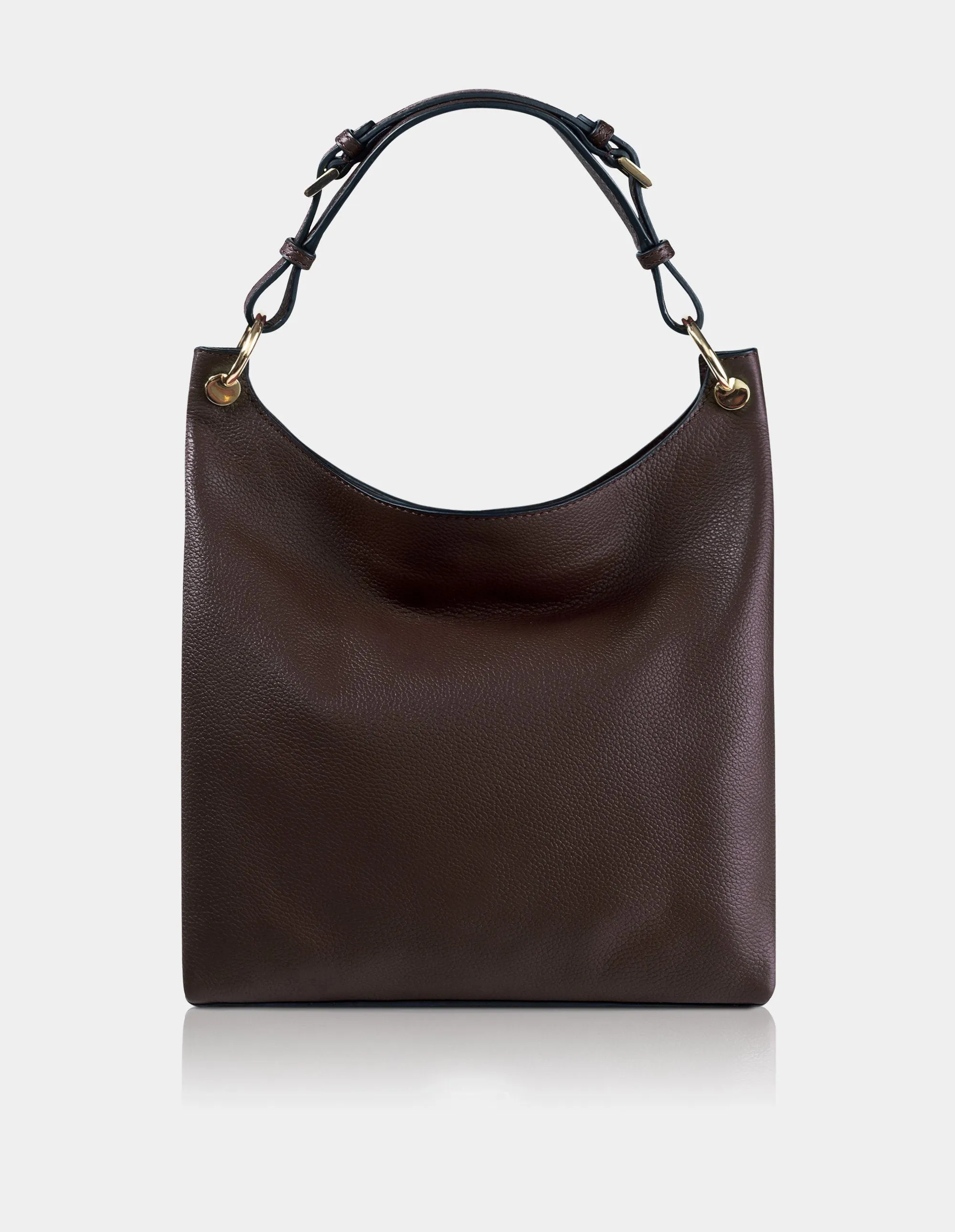 Clementia Hobo Bag Dark Brown