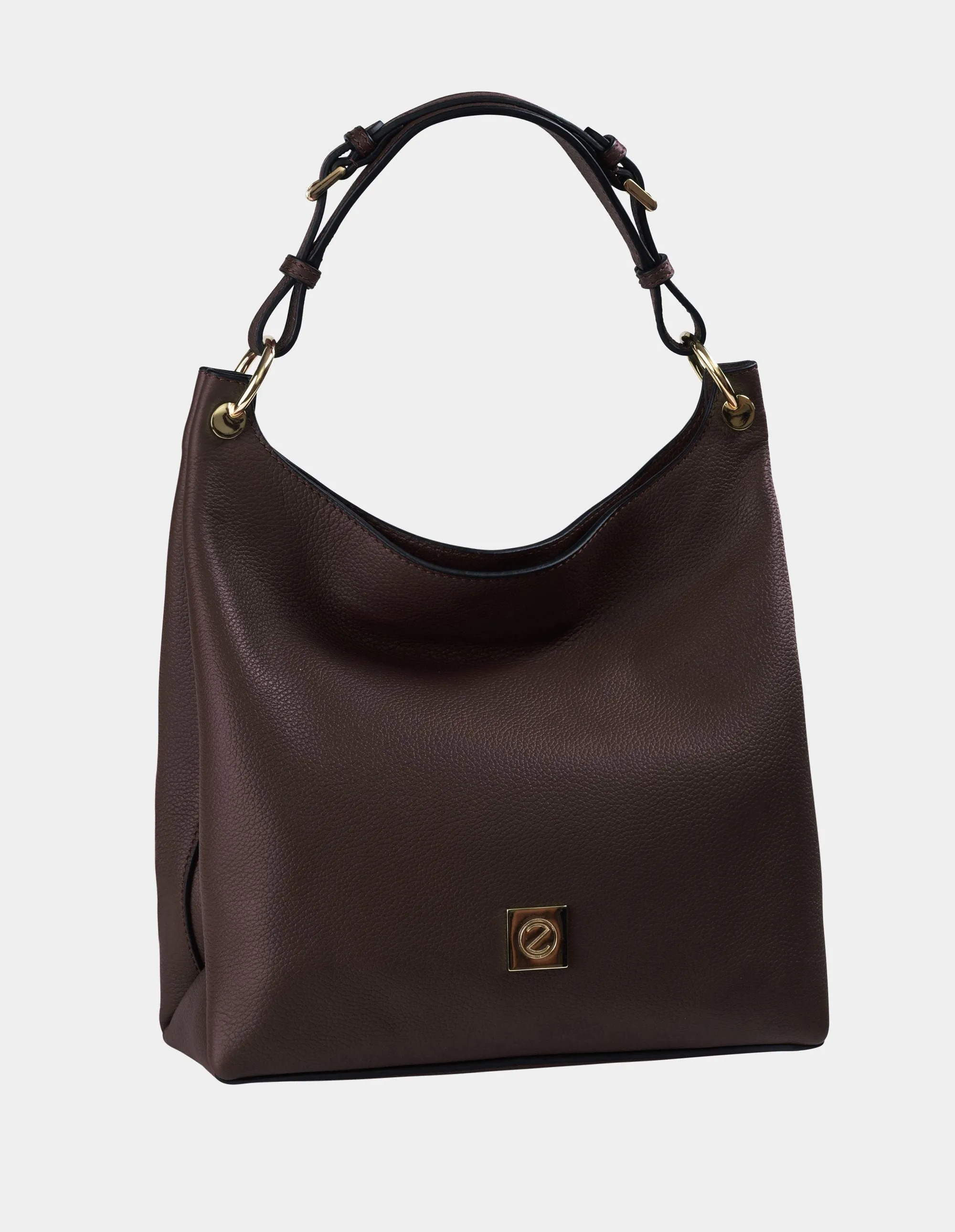 Clementia Hobo Bag Dark Brown