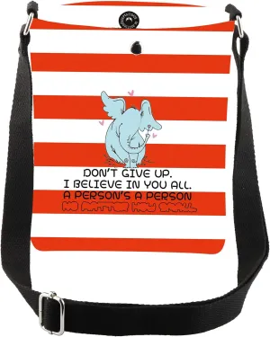 CMNIM DR Gifts S-uss Inspired Crossbody Bag DR Quote Musical Gift for Musical DR Fans Shoulder Bag