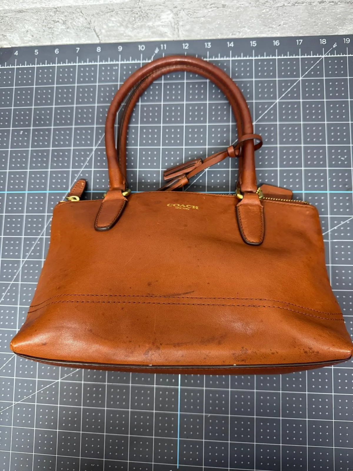 Coach Brown Leather Lady's Bag