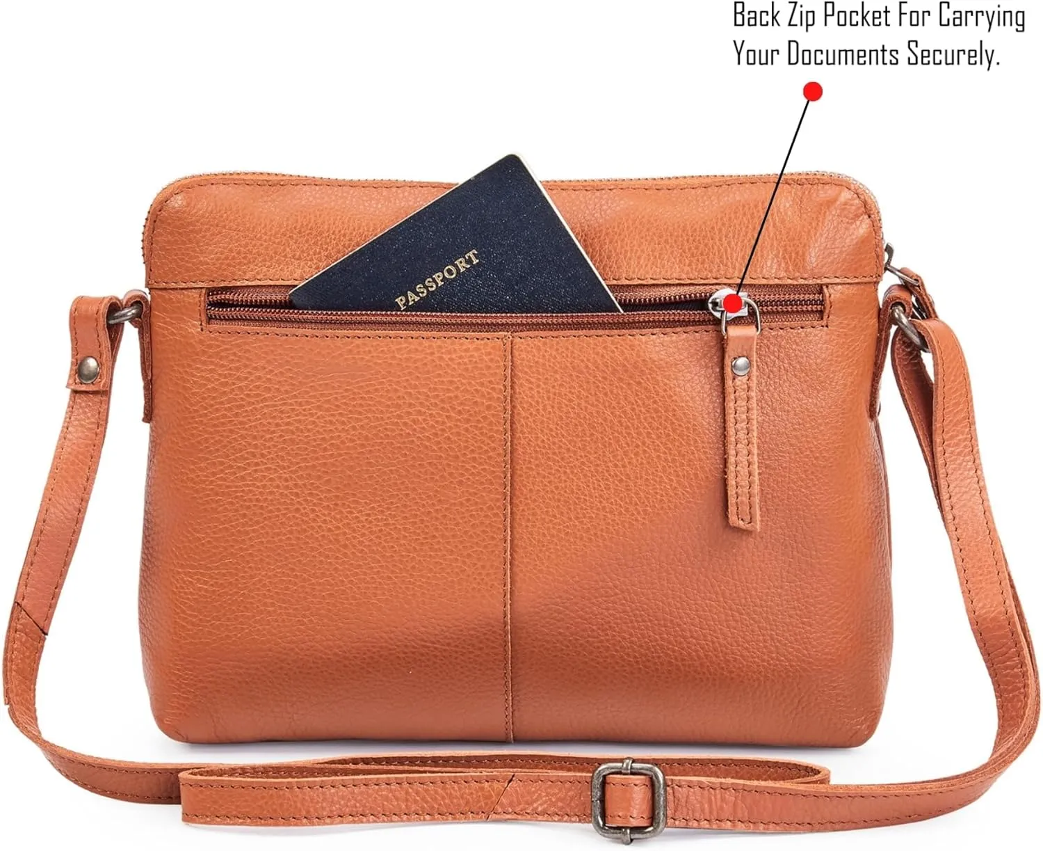 Cochoa Real Leather Soft Crossbody Bags for Women Small Purse Trendy Shoulder Sling Travel Crossover