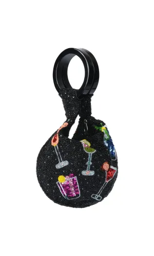 Cocktail Wristlet Bag