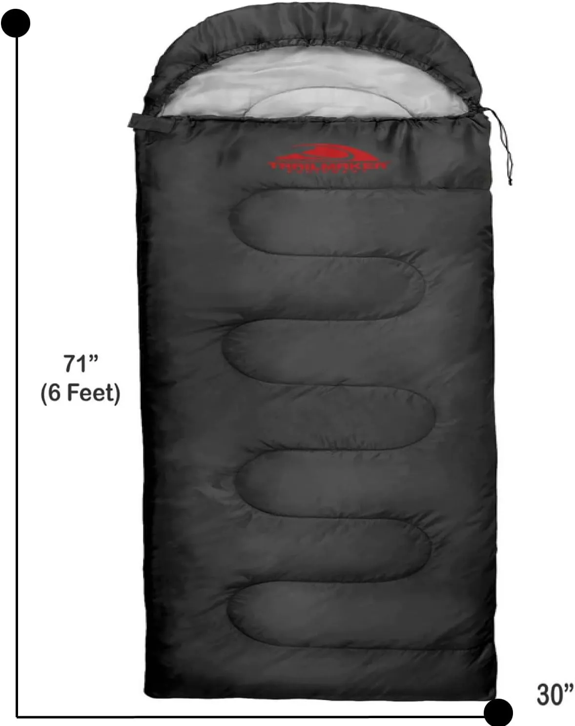 Cold Weather Sleeping Bag for Adults, Teens, Kids, Hooded Sleeping Bag with Compression Sack for Camping, Backpacking, Extreme Cold, Indoors or Outdoors