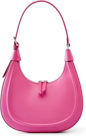 Crescent Shoulder Bags for Women, Genuine Leather Crossbody Purses, Underarm Purses with a Adjustable Strap