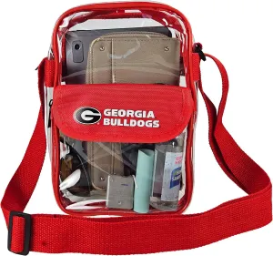 Crossbody Clear Bag 10 Inch Pouch for Valuables - Games, Graduations, Concerts – NCAA Stadium Approved