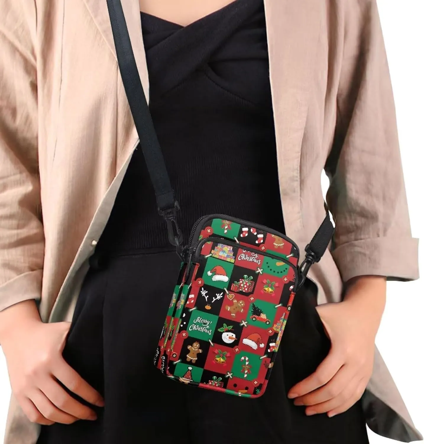 Crossbody Messenger Bag for Women Sling Bag for Men Chest Bag Shoulder Bag Portable Handbag for Travel