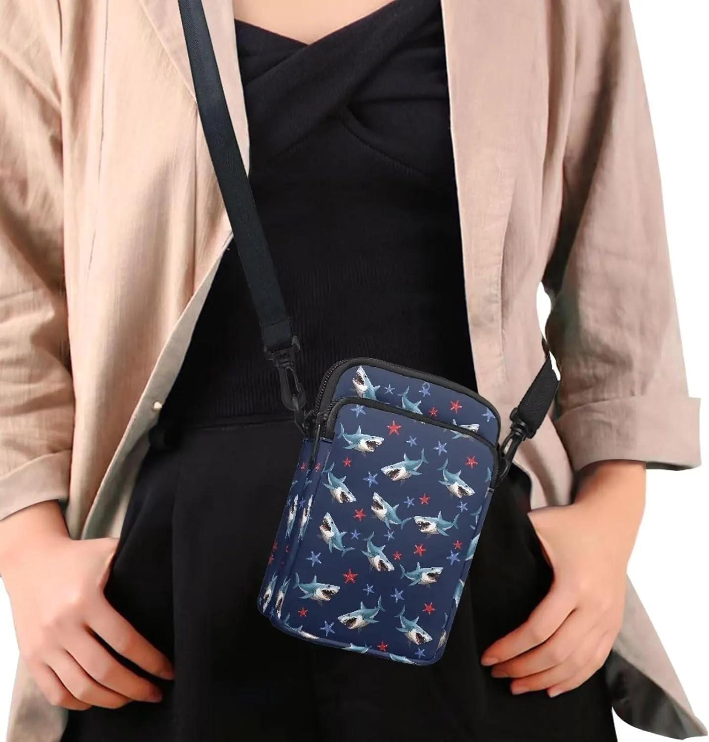 Crossbody Messenger Bag for Women Sling Bag for Men Chest Bag Shoulder Bag Portable Handbag for Travel