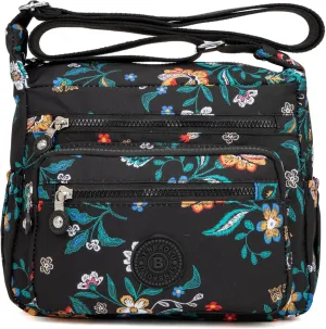 Crossbody Purses for Women Lightweight Shoulder Handbags Waterproof Nylon Travel Bag Ladies Pocketbooks