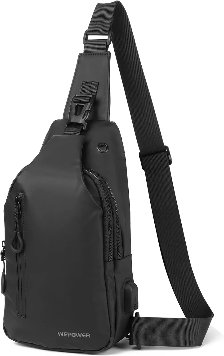 Crossbody Sling Backpack, Mens Cross Body Chest Bag Travel Hiking Daypack Adjustable Shoulder Strap Bags