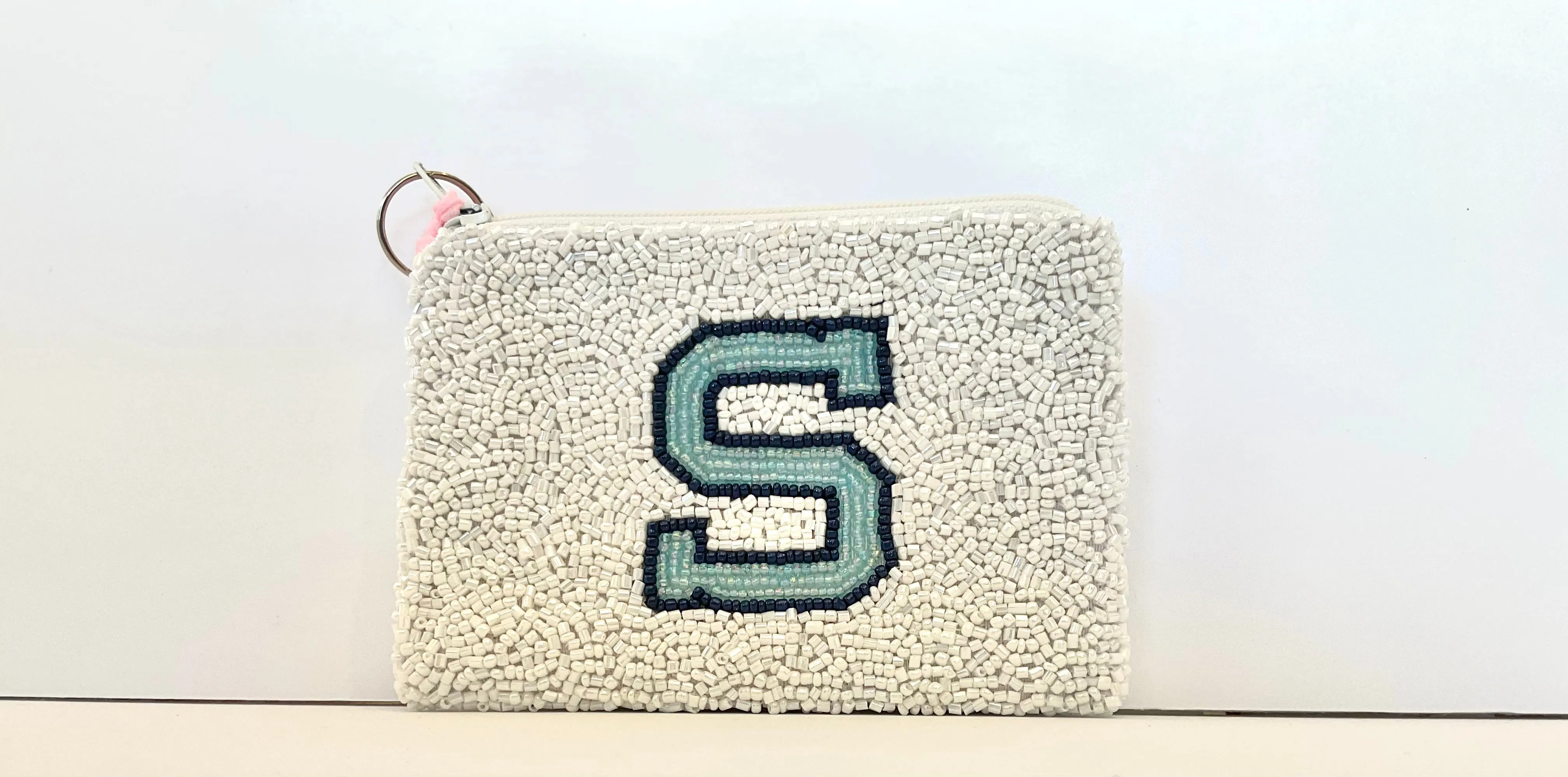 Custom Handmade Beaded Coin Purse SPARTA