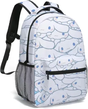 Cute Cartoon Backpack Laptop Daypack for Aldult High-Capacity Multifunction Durable Rucksack Unisex Women Casual Travel Bags