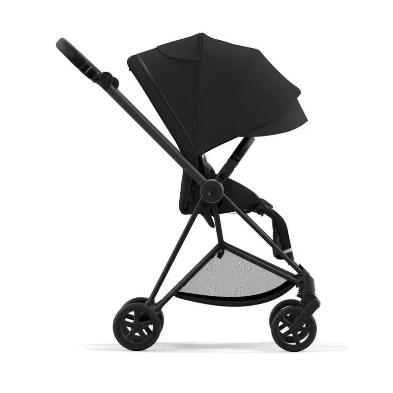 Cybex - Mios 3, Matte Black/Black Frame   Sepia Black Seat Pack