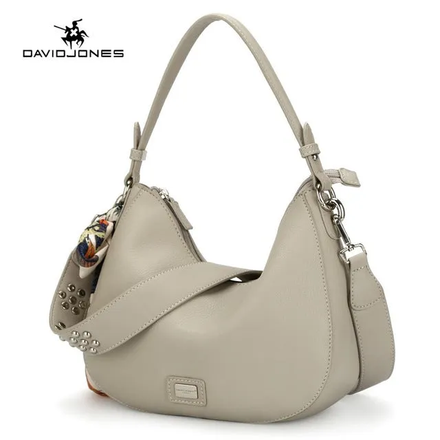 DAVIDJONES pu leather crossbody bag