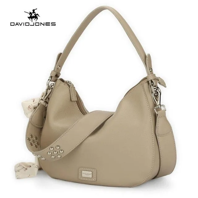 DAVIDJONES pu leather crossbody bag