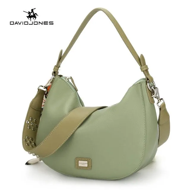 DAVIDJONES pu leather crossbody bag