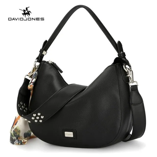 DAVIDJONES pu leather crossbody bag