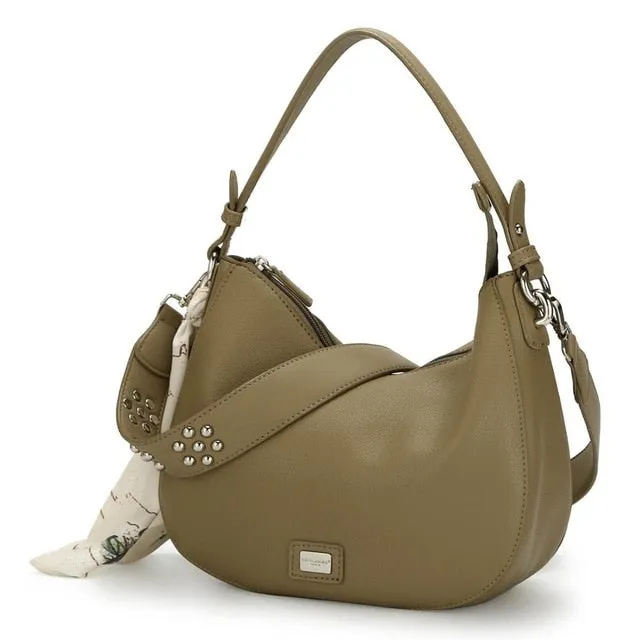 DAVIDJONES pu leather crossbody bag