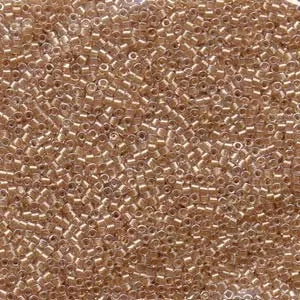 DB 901, Sparkling Gold Lined Crystal - Miyuki Delica Beads - Size 11 - 5 grams - Japanese Cylinder Seed Beads - Retail & Wholesale