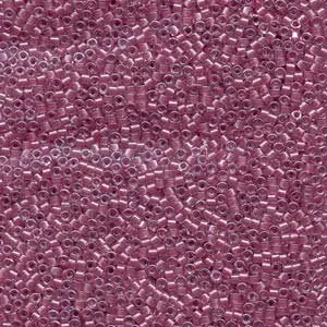 DB 902, Sparkling Rose Lined Crystal - Miyuki Delica Beads - Size 11 - 5 grams - Japanese Cylinder Seed Beads - Retail & Wholesale